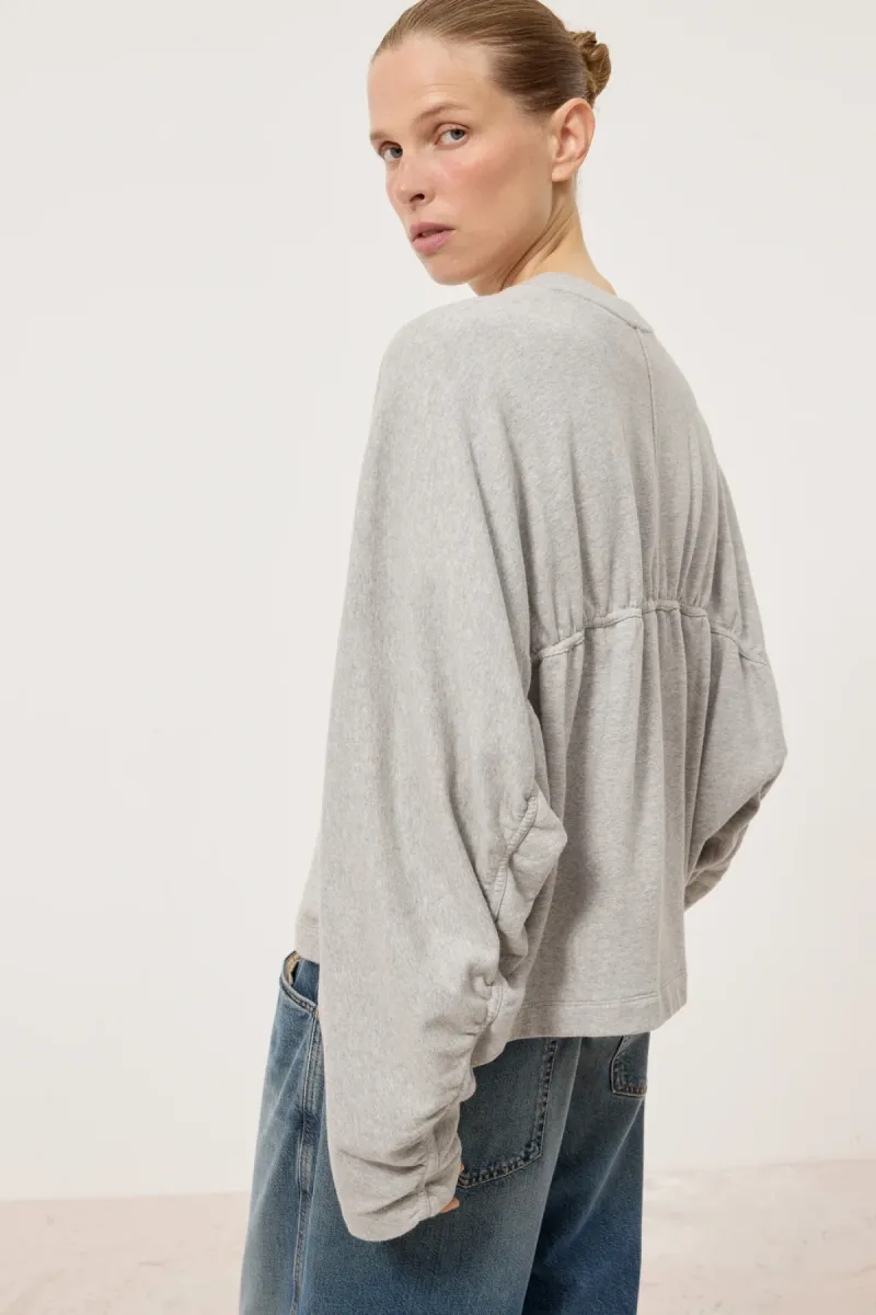 closed-gathered-sweatshirt-c95761-475-22-127-light-grey-melange-licht-parel-grijs-5 Closed-Gathered sweatshirt-C95761-475-22-127 Light grey melange-LICHT-/PAREL GRIJS