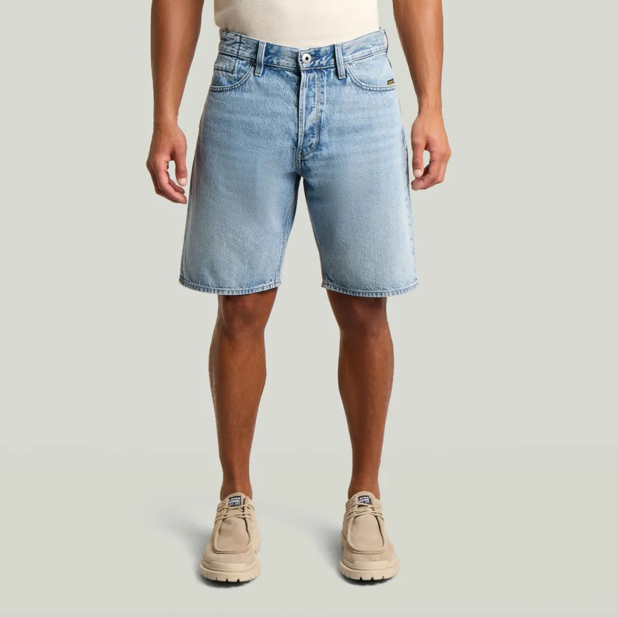 G-STAR-Dakota short clean edge-D24411-D788-G339 Sun faded cloudburst-DENIM