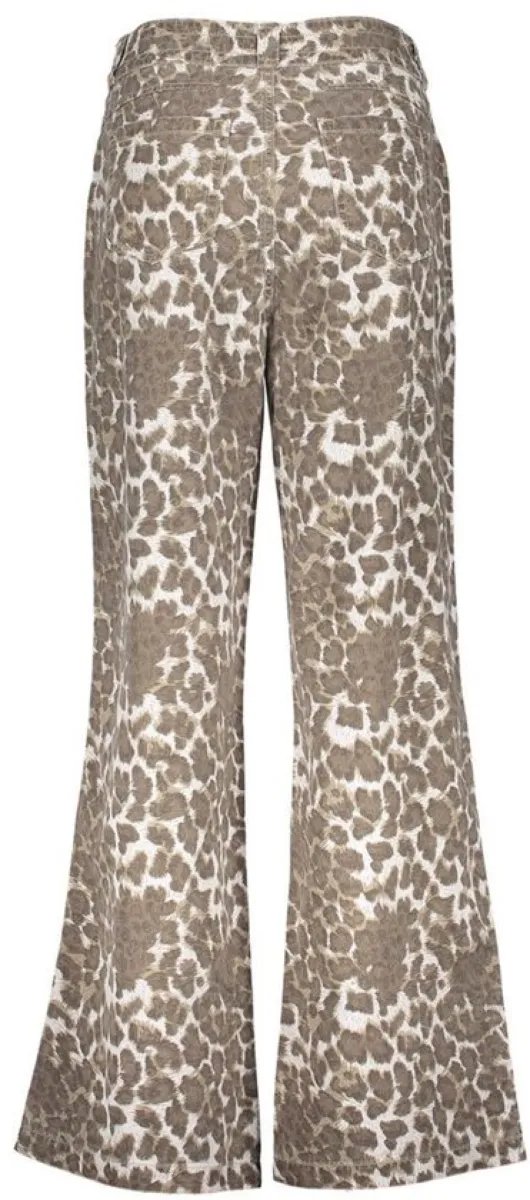 GEISHA-Jeans wide leopard-51333-10-720 Sand leopard-ZAND