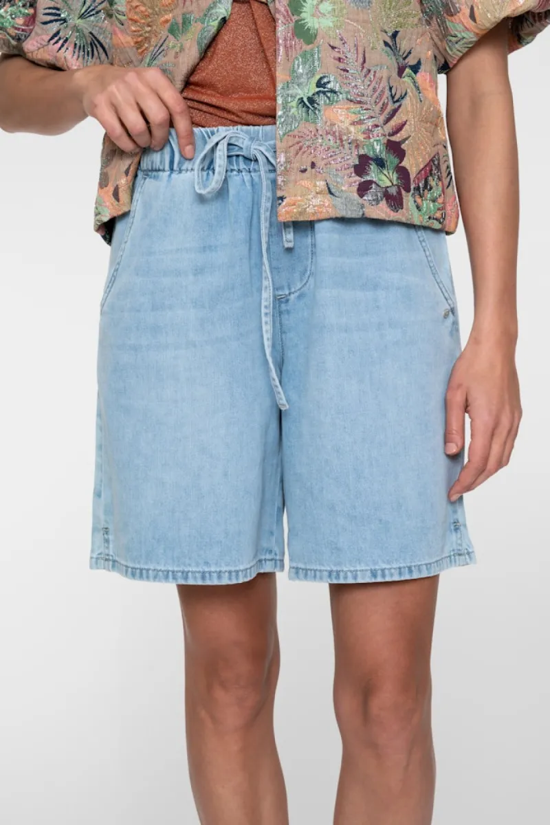 geisha-shorts-elastic-waist-61302-10-830-bleached-denim-denim-5 GEISHA-Shorts elastic waist-61302-10-830 Bleached denim-DENIM