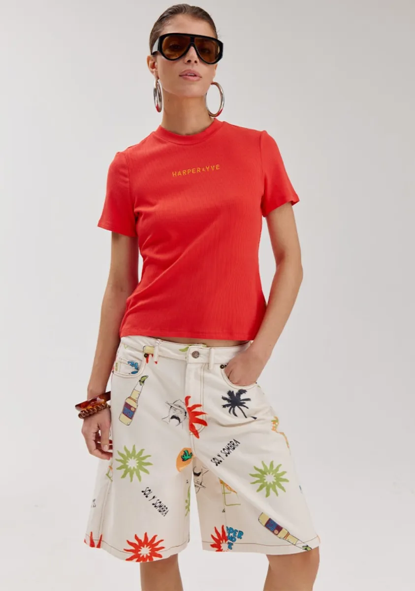 Harper & Yve-Cammy-HS6P415-323 Poppy Red-ROOD
