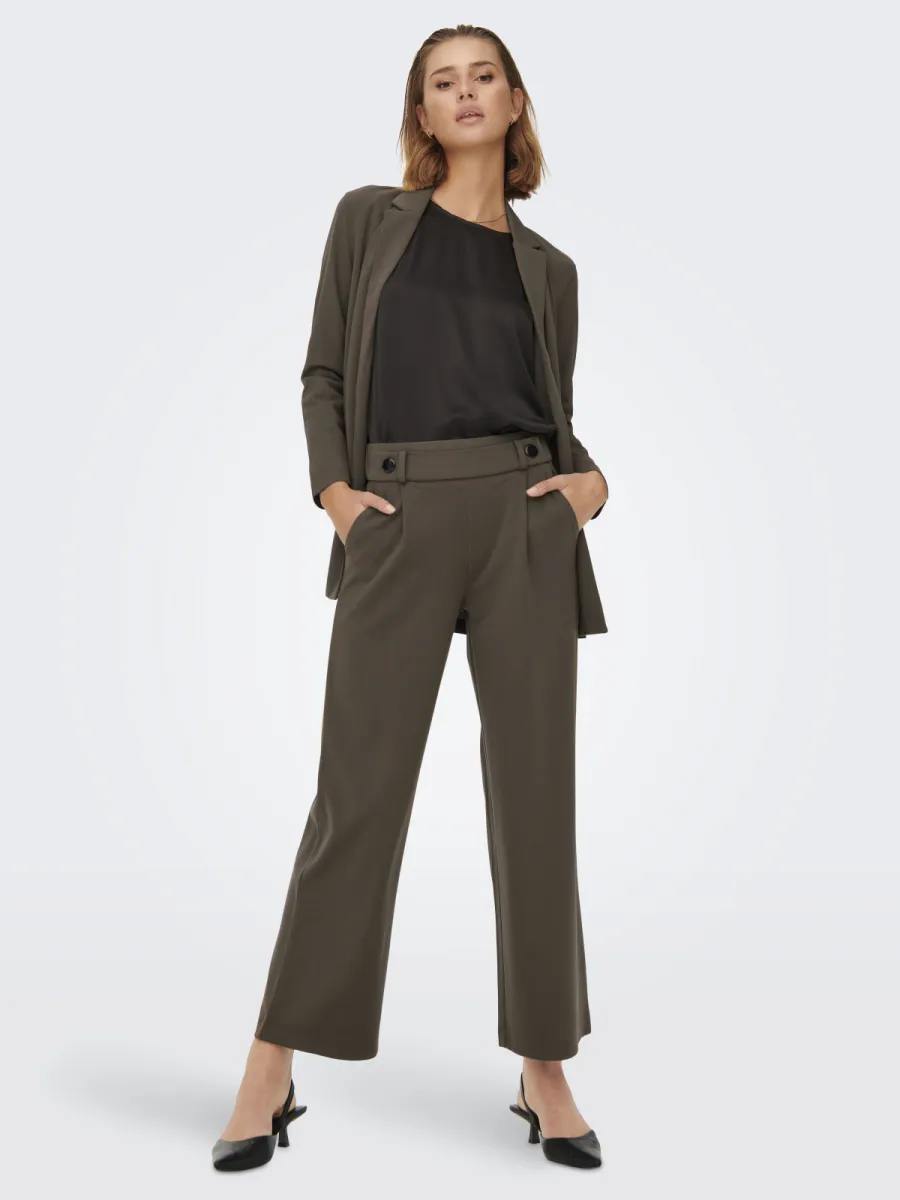 JDY-JDYGEGGO LIFE NEW LONG PANT JRS NOO-15208430-Chocolate Brown-CHOCOLADE