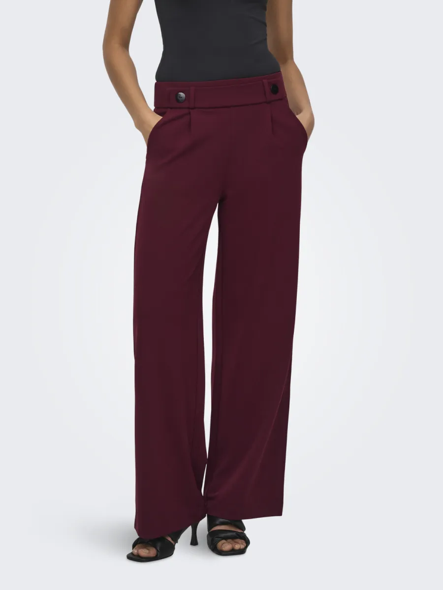 JDY-JDYGEGGO LIFE NEW LONG PANT JRS NOO-15208430-Windsor Wine-BORDEAUX