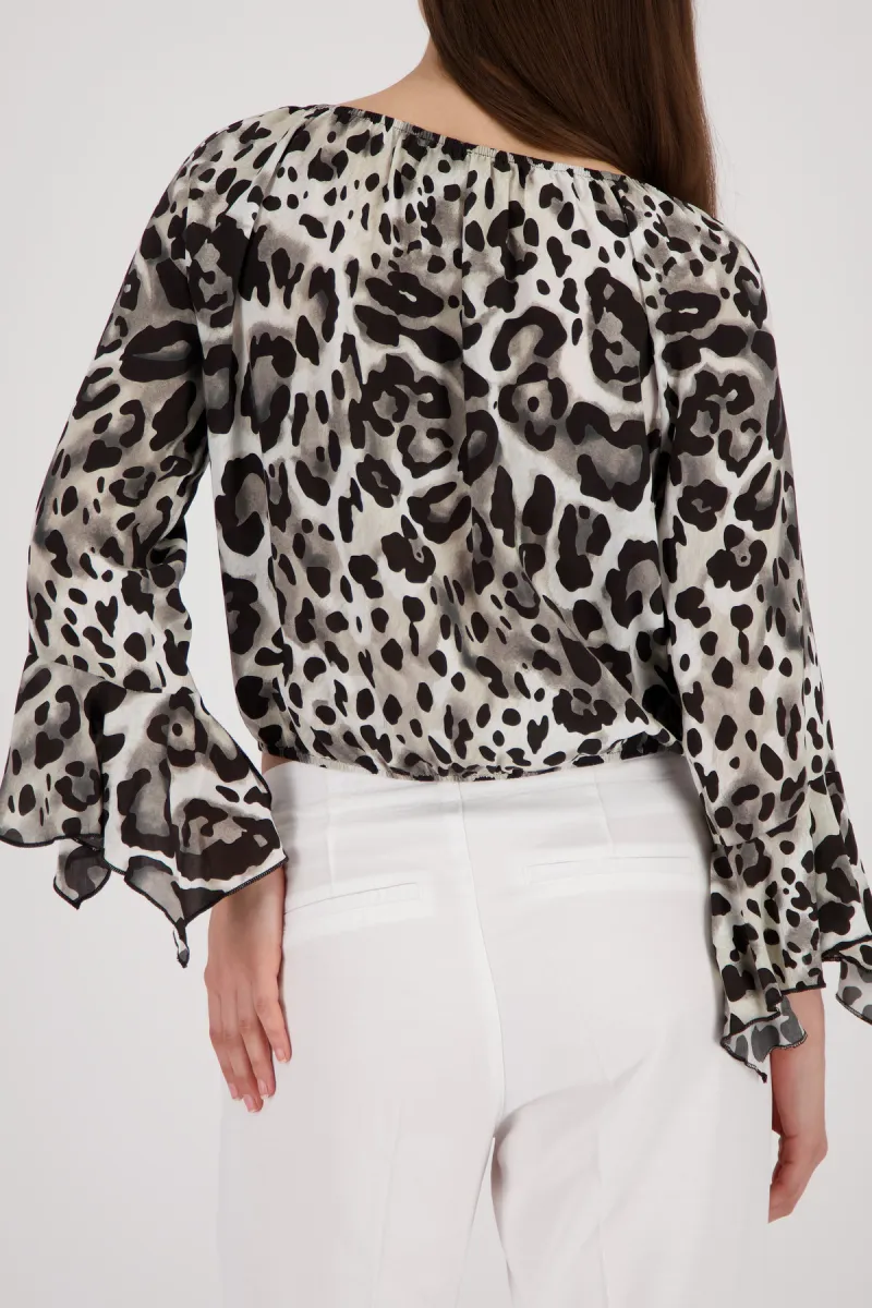 monari-blouse-with-leopard-print-410801-551-coffee-pattern-cafe-2 Monari-Blouse with leopard print-410801-551 Coffee pattern-CAFE