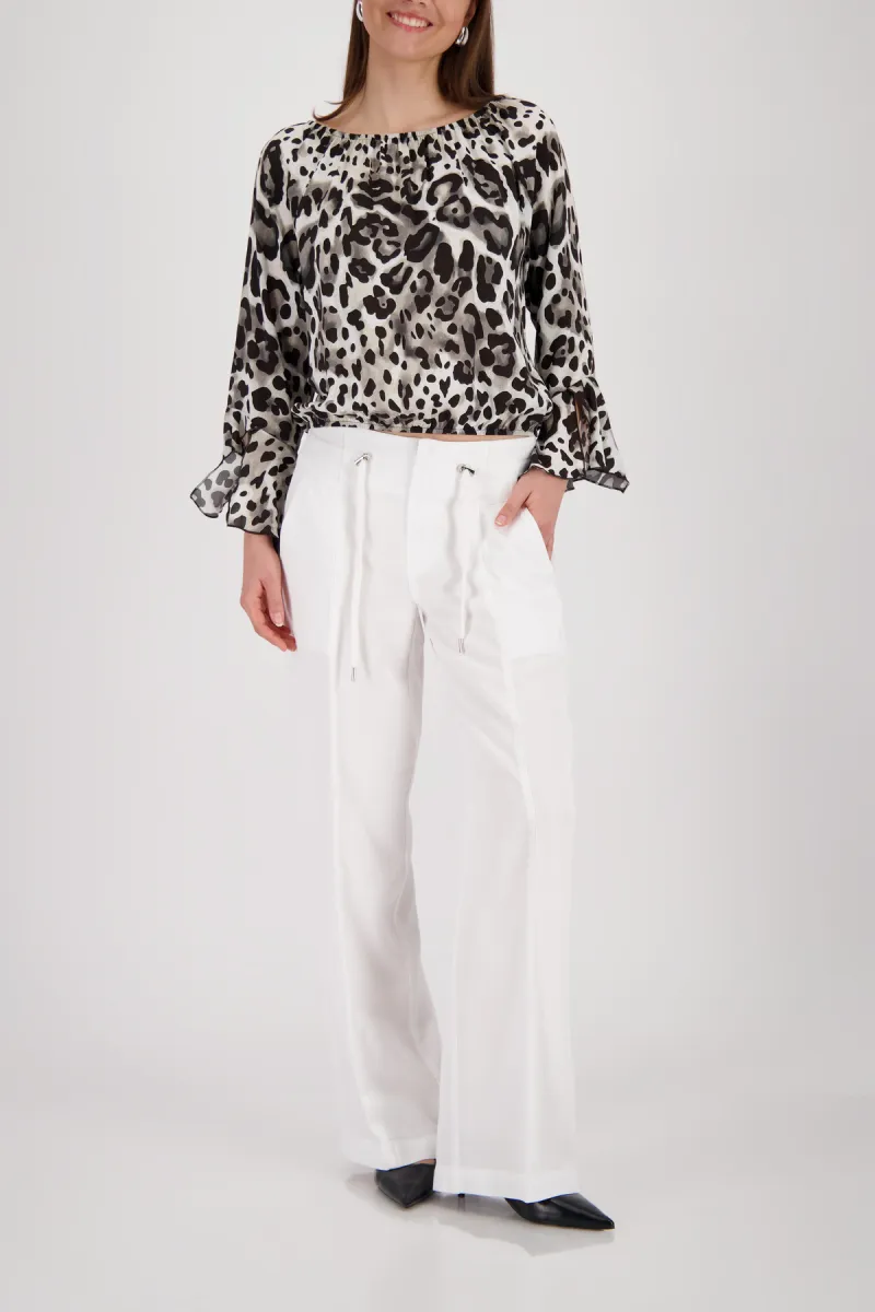 monari-blouse-with-leopard-print-410801-551-coffee-pattern-cafe-3 Monari-Blouse with leopard print-410801-551 Coffee pattern-CAFE