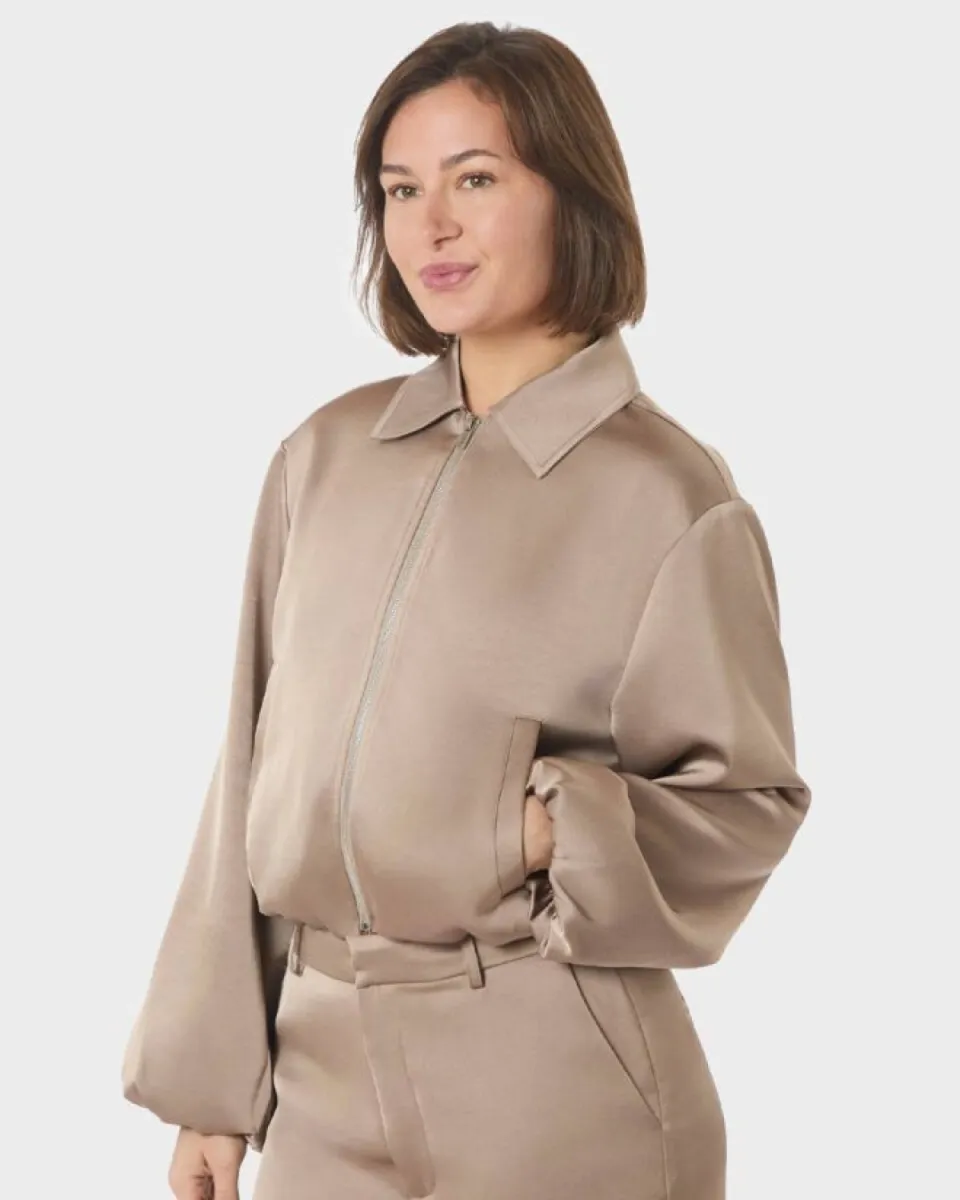 Neo Noir-Denielle Heavy Sateen-167474-811 Dark Taupe-TAUPE