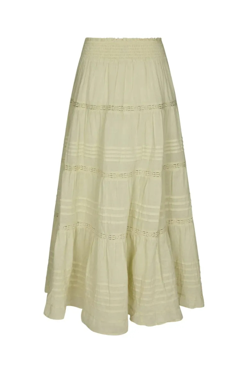 Neo Noir-Felicia S Voile Skirt-161872-236 Pistachio-PISTACHE