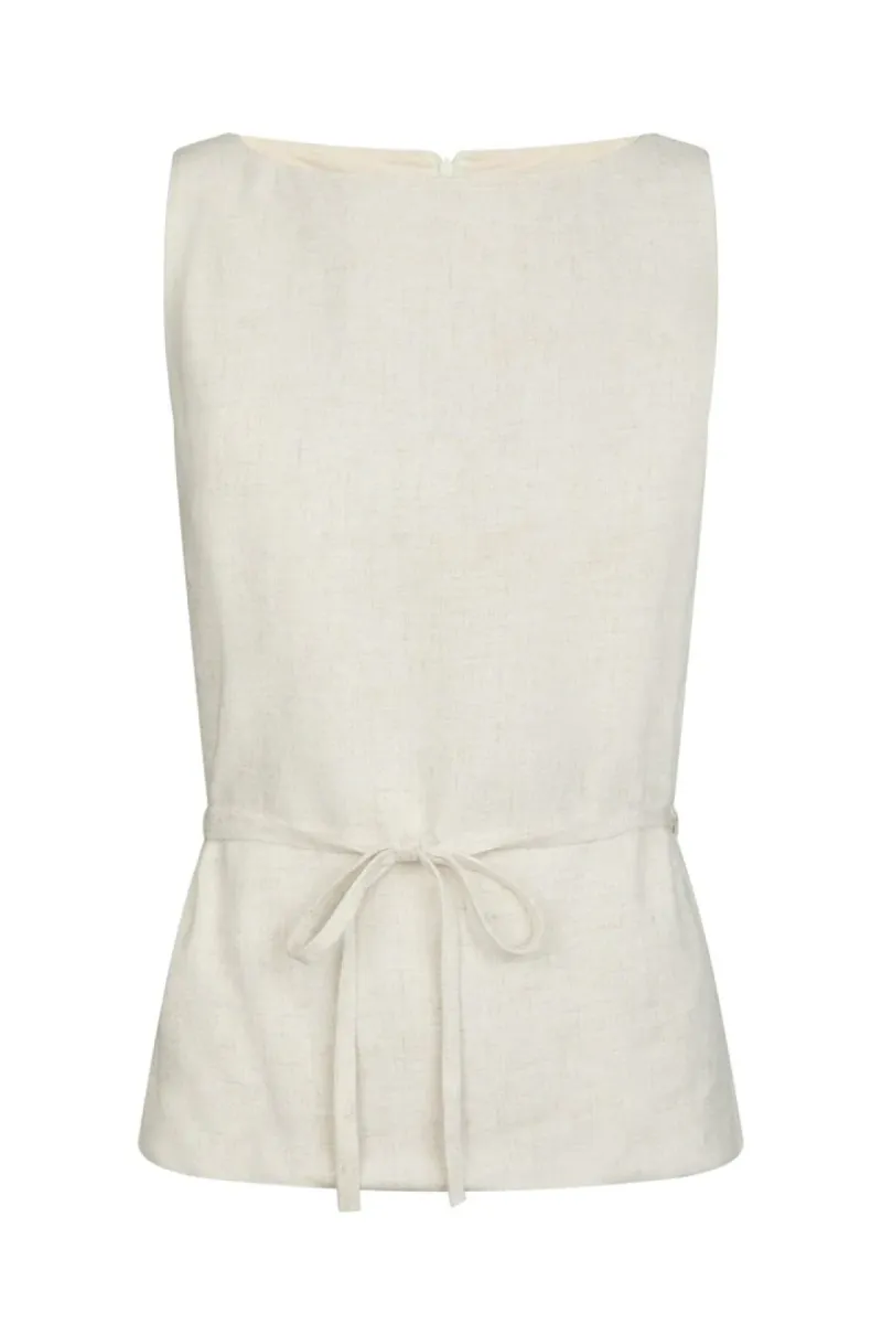 Neo Noir-Nassa linen top-165623-815 Natural-NATUREL