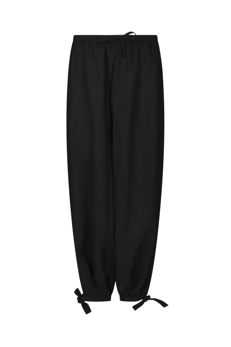 Neo Noir-Roxane balloon linen pants-169313-100 Black-ZWART