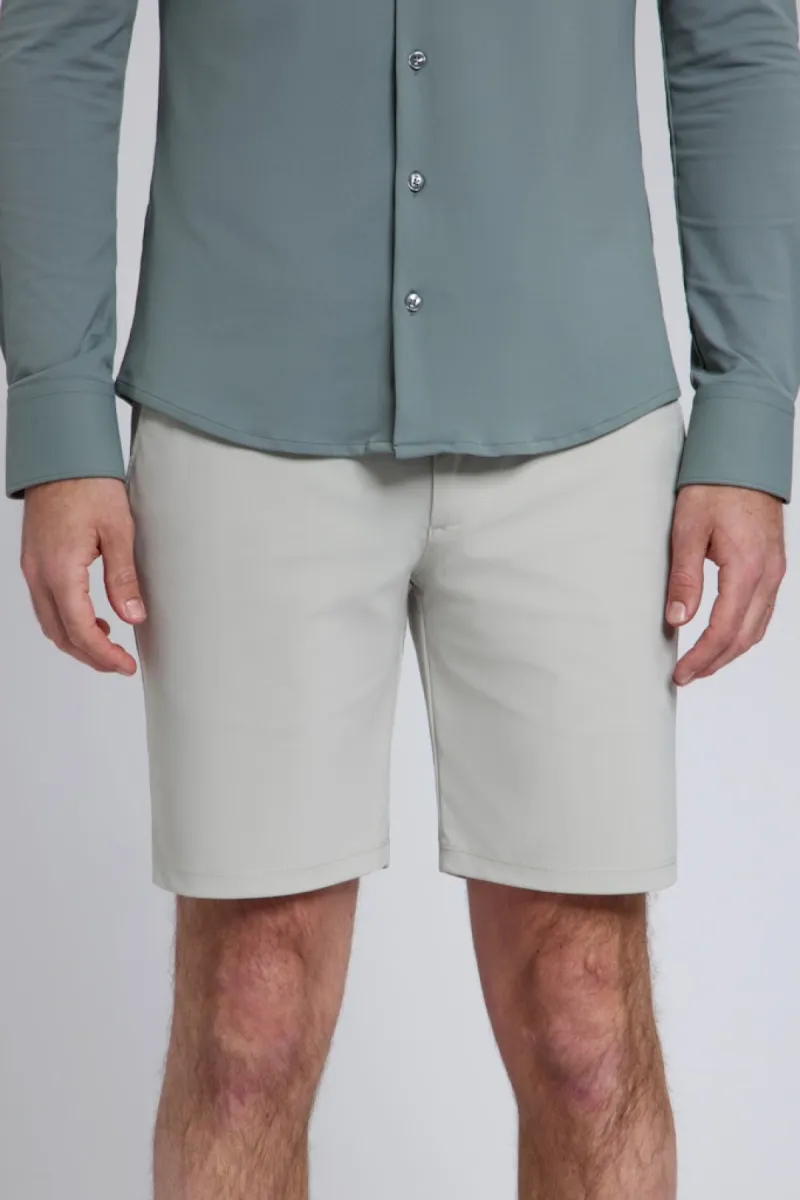North84-Sensitive travel shorts-84441000-058 Stone-DONKER GRIJS/GRAFIET