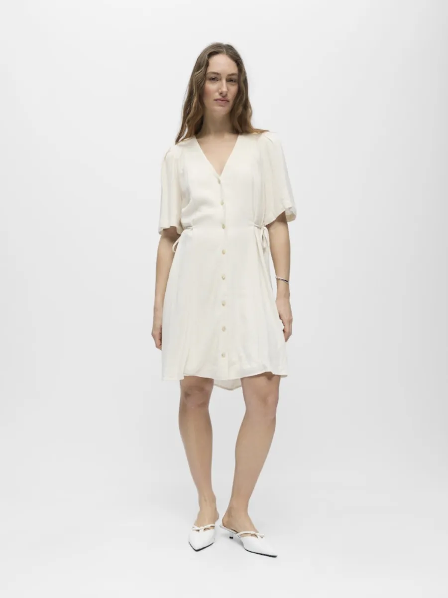 OBJECT-OBJSANNE S/S RE SHORT DRESS 145 ND-23049283-Sandshell-ZAND