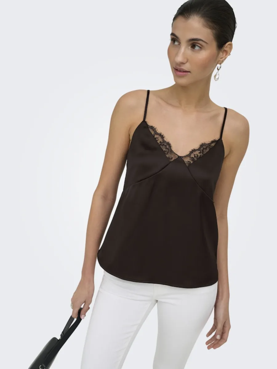only-onlfaraya-strap-lace-satin-top-wvn-15380254-chocolate-torte-chocolade-4 ONLY-ONLFARAYA STRAP LACE SATIN TOP WVN-15380254-Chocolate Torte-CHOCOLADE