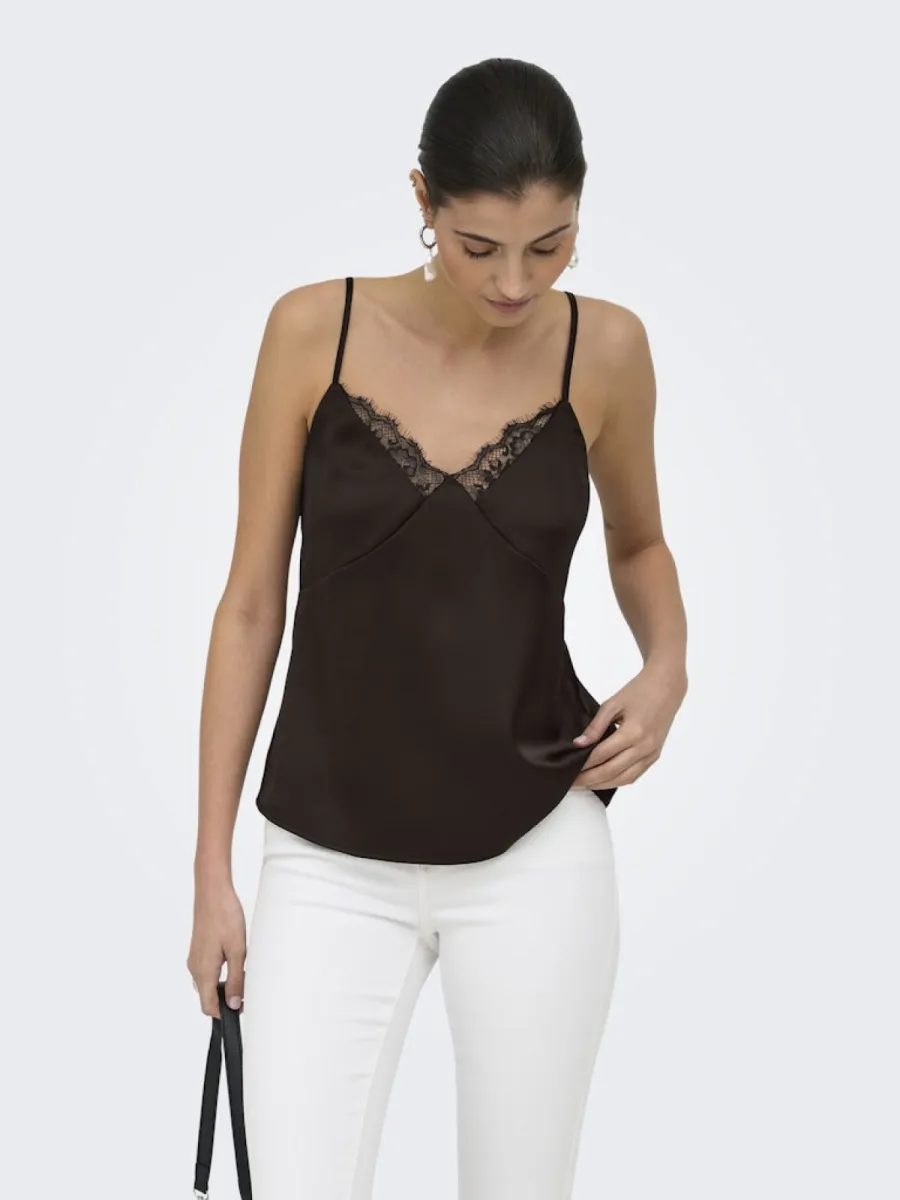 only-onlfaraya-strap-lace-satin-top-wvn-15380254-chocolate-torte-chocolade-5 ONLY-ONLFARAYA STRAP LACE SATIN TOP WVN-15380254-Chocolate Torte-CHOCOLADE