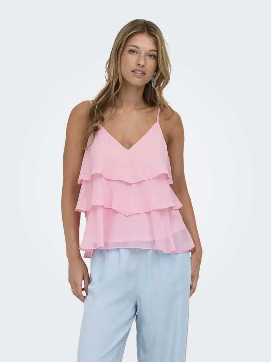 only-onllinn-life-flounce-singlet-wvn-no-15351364-romance-rose-rose-3 ONLY-ONLLINN LIFE FLOUNCE SINGLET WVN NO-15351364-Romance Rose-ROSE