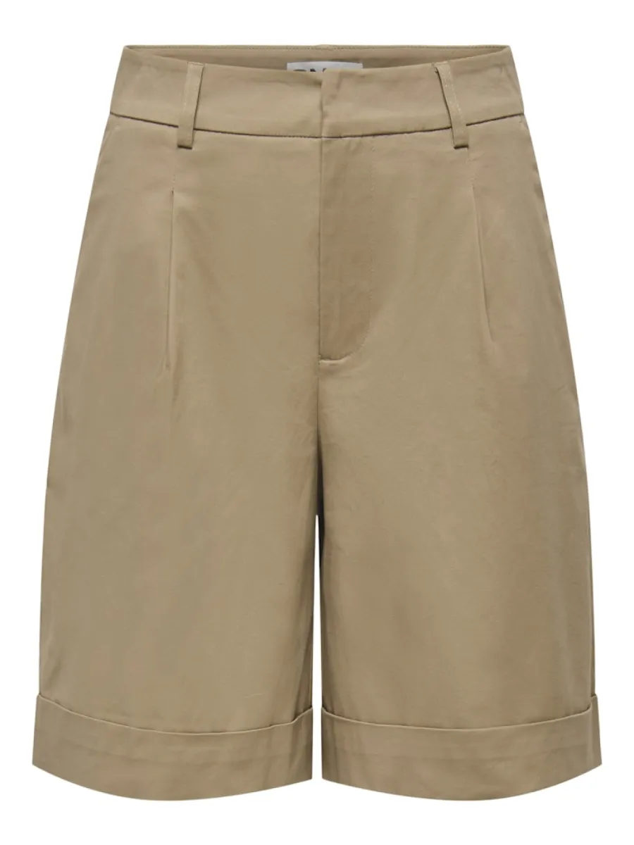 ONLY-ONLROSALIE HW BERMUDA SHORTS PNT NO-15328121-Amphora-ZAND