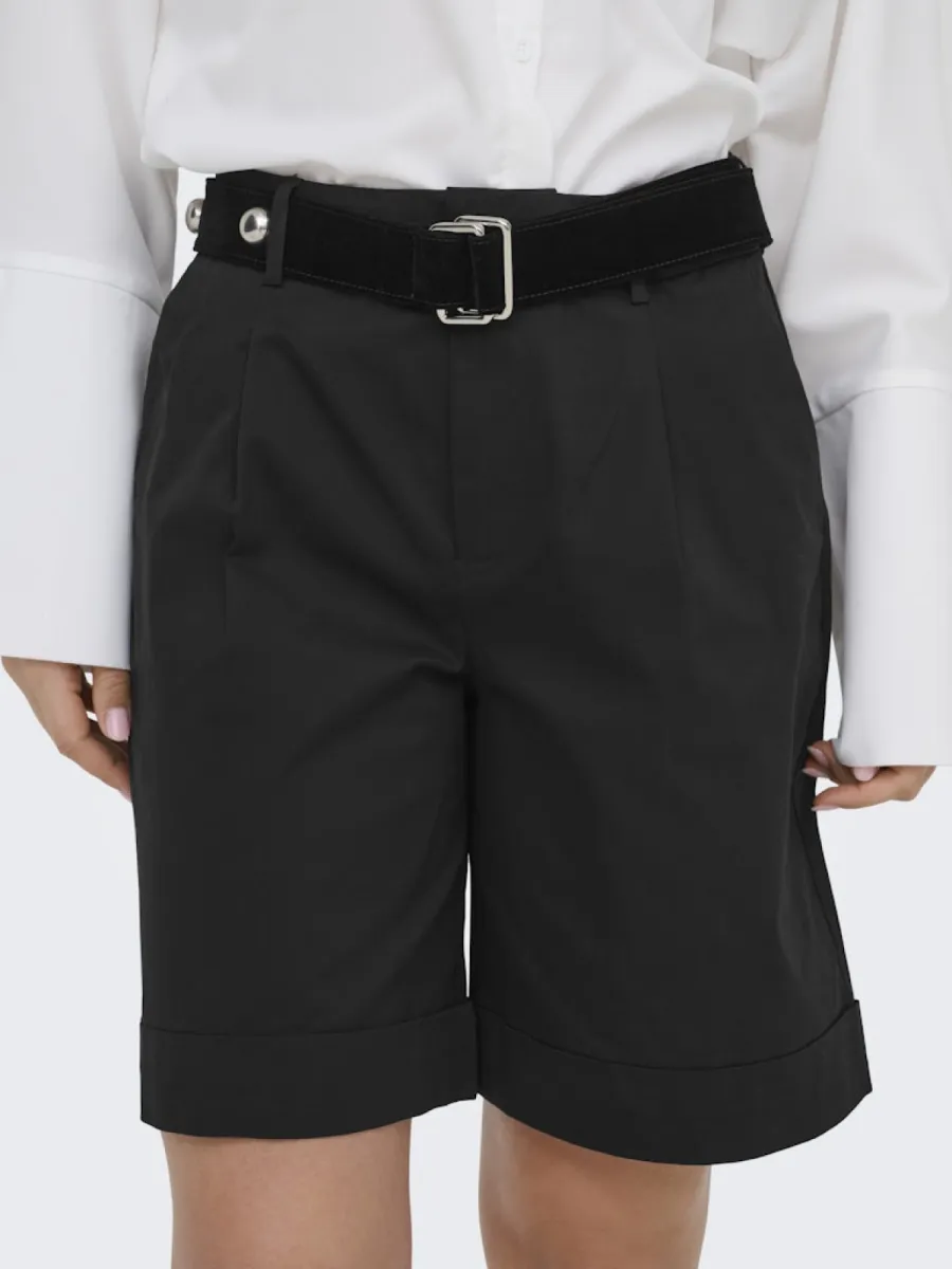 only-onlrosalie-hw-bermuda-shorts-pnt-no-15328121-black-black-5 ONLY-ONLROSALIE HW BERMUDA SHORTS PNT NO-15328121-Black-BLACK