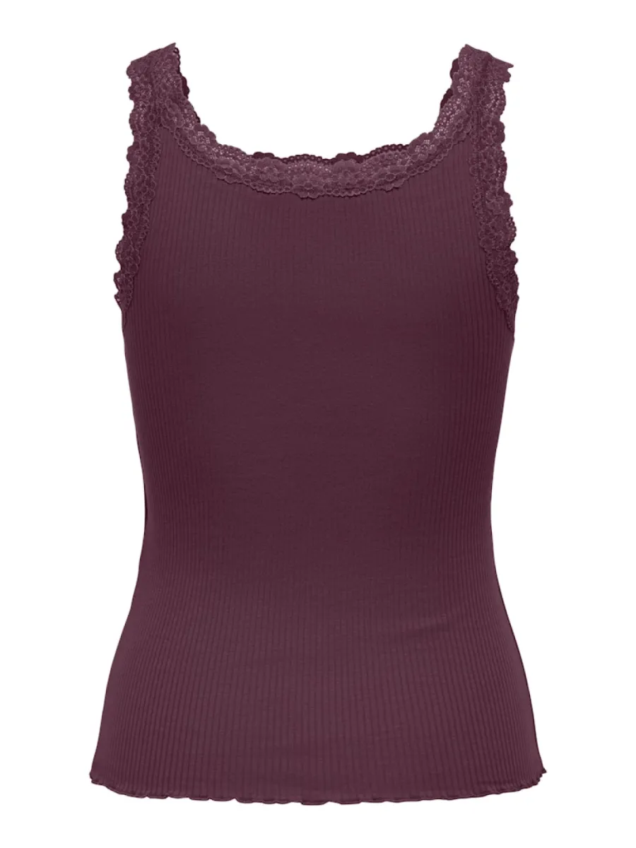 ONLY-ONLSARA SHARAI TANK TOP JRS NOOS-15345994-Fig-BORDEAUX