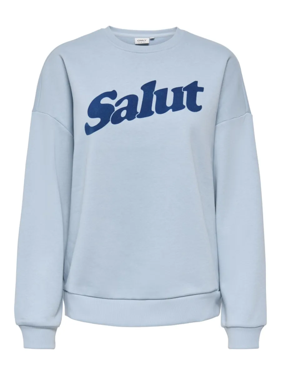 ONLY-ONLZALENTA BOXY L/S BOX CS SWT-15382701-Dusty blue-BLUE