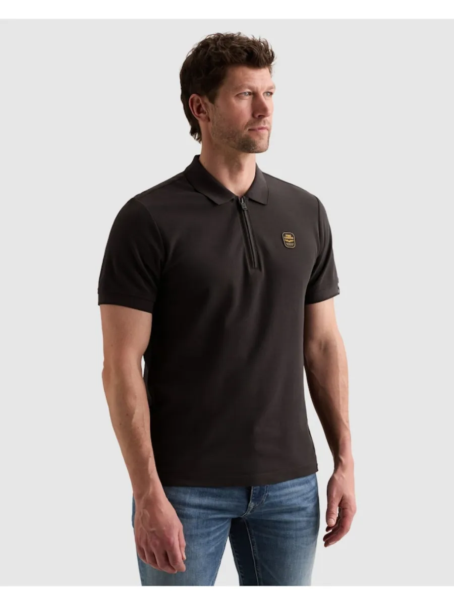 PME LEGEND-Short sleeve polo interlock pique-PPSS2606869-9140 Obsidian-PAARS