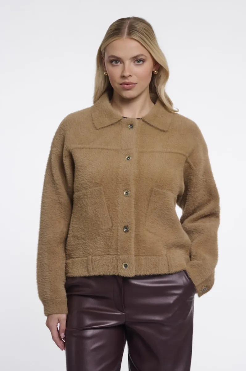 RINO & PELLE-Boxy Jacket-Bubbly.5002611-11101 Sahara Desert-CAMEL
