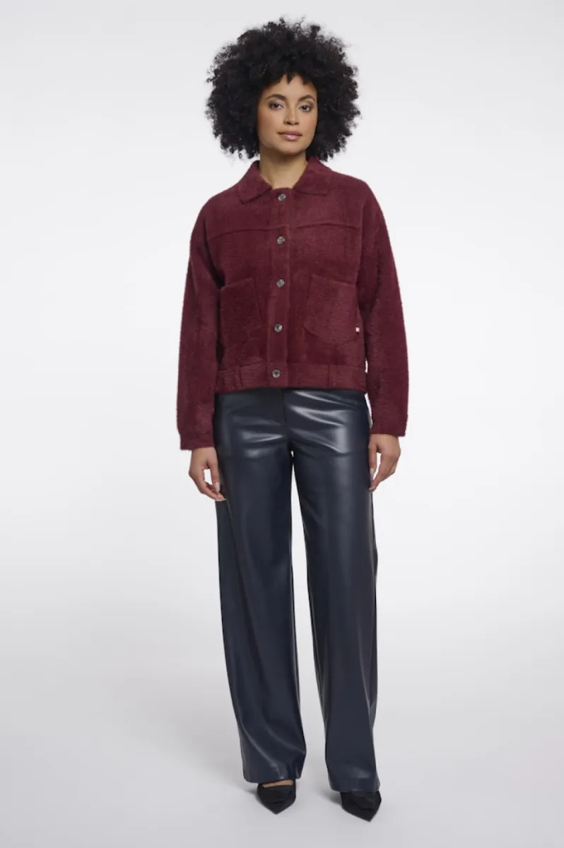 RINO & PELLE-Boxy Jacket-Bubbly.5002611-11110 Sangria-PERZIK