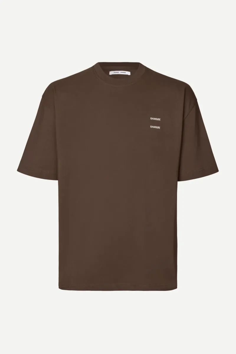 Samsoe Samsoe-Joel t-shirt 11415-M22300126-190812TCX Turkish coffee-CAFE