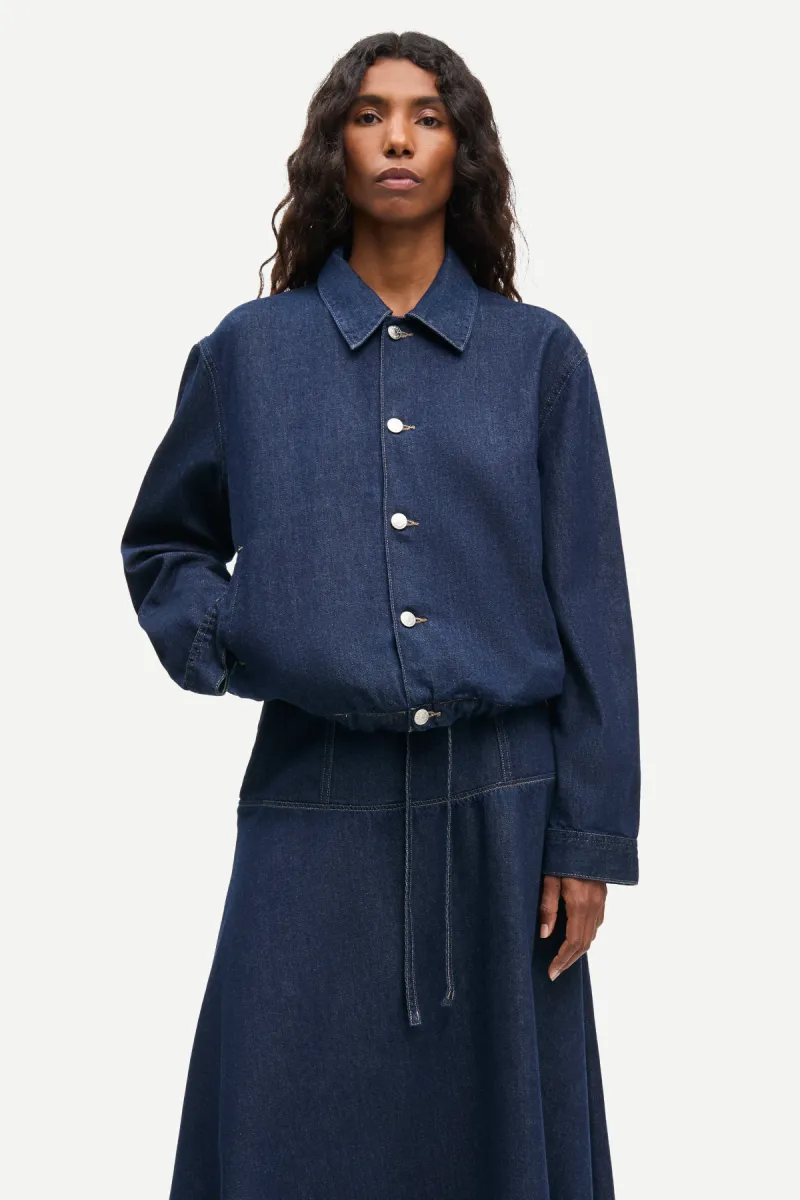 Samsoe Samsoe-Sanana jacket 16014-F26200017-CLR002674 Soft denim-DENIM