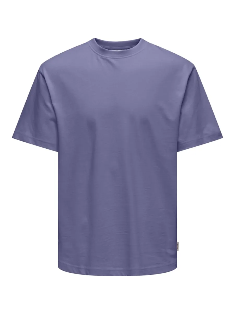 SONS-ONSFRED LIFE RLX SS TEE NOOS-22022532-Twilight purple-PAARS