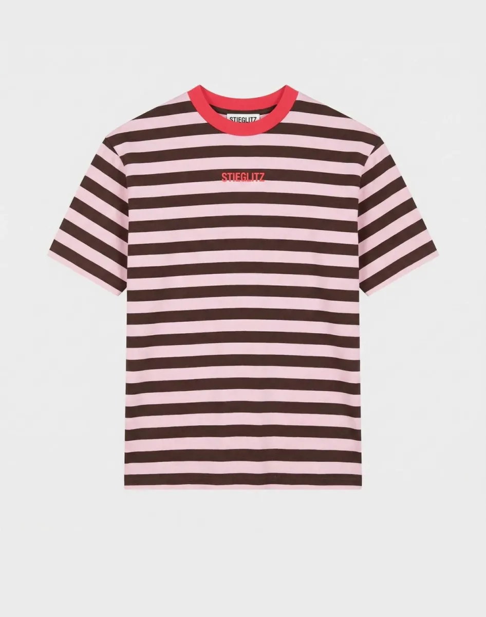 Stieglitz-Bien Regular T-shirt-S2602102-Pink-ROSE COMBINATIES