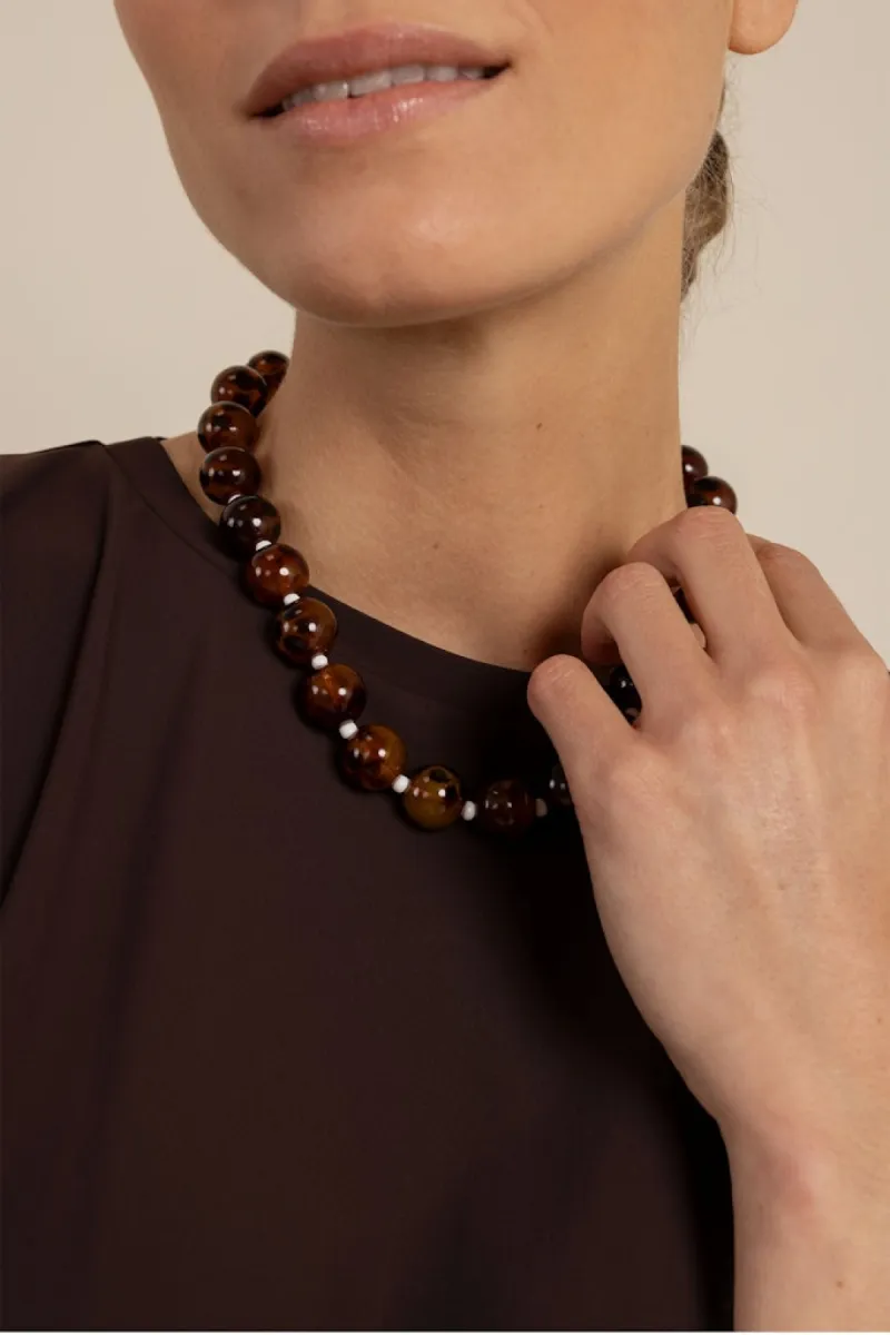 STUDIO ANNELOES-Anniversary necklace-14178-8700 Espresso-CAFE
