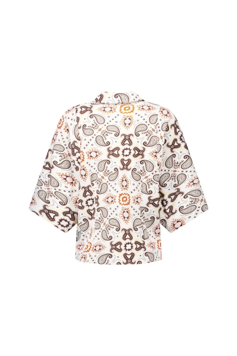 STUDIO ANNELOES-Fabienne blouse-14171-9997 Multi color-MULTICOLOR