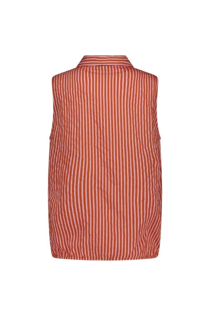 studio-anneloes-kimmy-stripe-poplin-blouse-13907-2644-orchid-orange-pop-pink-oranje-4 STUDIO ANNELOES-Kimmy stripe poplin blouse-13907-2644 Orchid orange/pop pink-ORANJE
