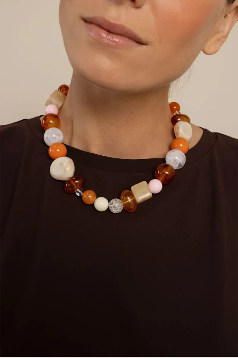 STUDIO ANNELOES-Multi color anniversary necklace-14176-9997 Multi color-MULTICOLOR