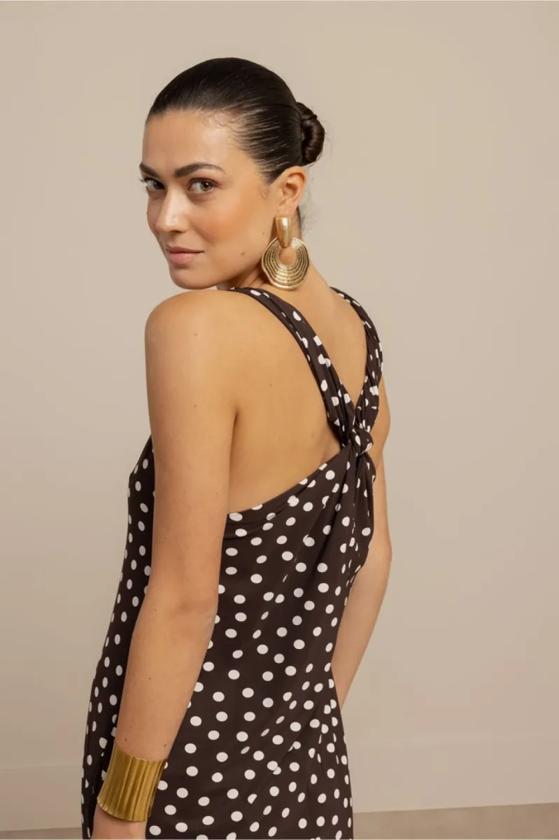 studio-anneloes-norah-2way-dot-dress-13938-8717-espresso-ecru-cafe-3 STUDIO ANNELOES-Norah 2way dot dress-13938-8717 Espresso/ecru-CAFE
