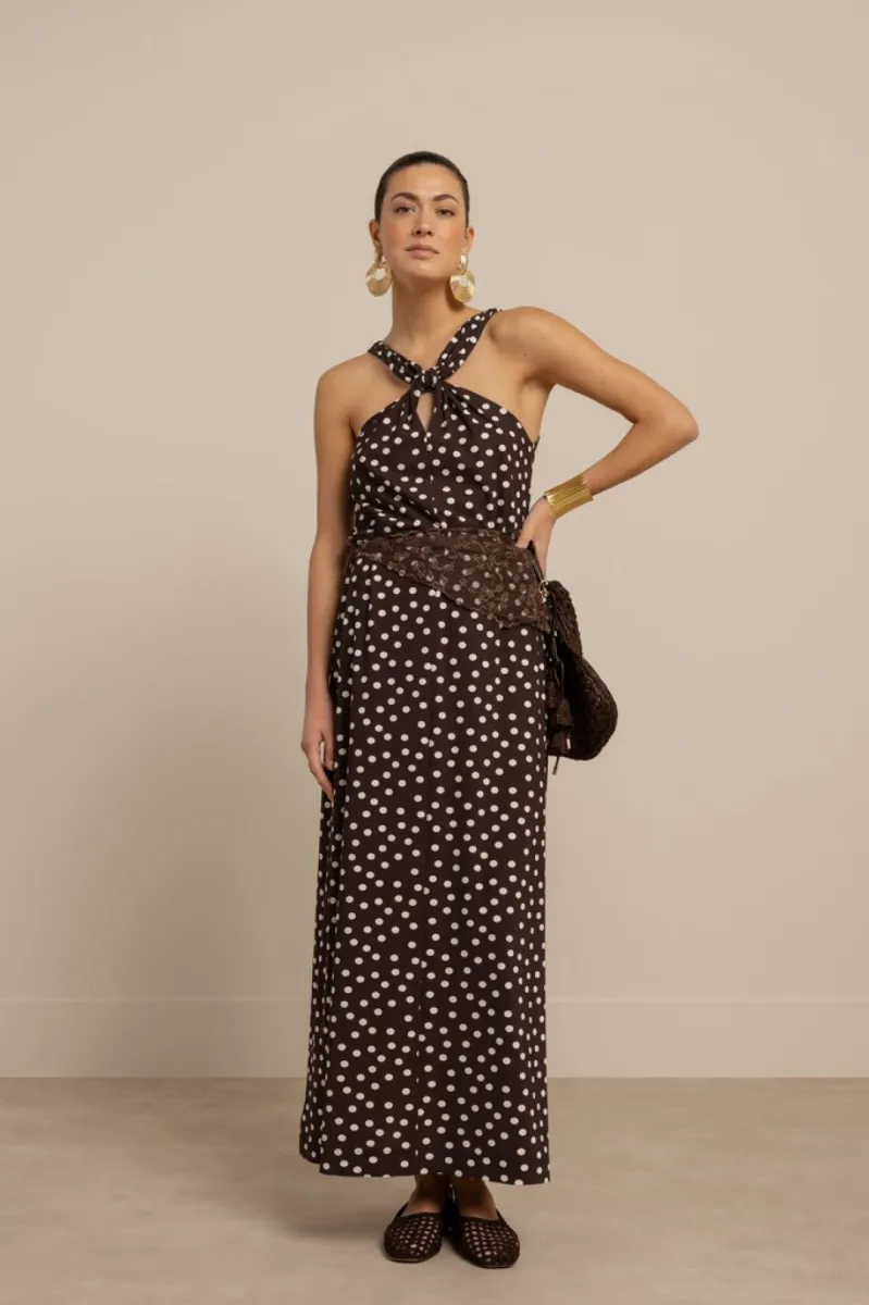 studio-anneloes-norah-2way-dot-dress-13938-8717-espresso-ecru-cafe-4 STUDIO ANNELOES-Norah 2way dot dress-13938-8717 Espresso/ecru-CAFE