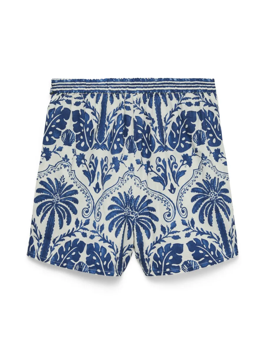 VERO MODA-VMADELINE WRAP SKORT EXP-10352810-Birch-BLAUW COMBINATIE