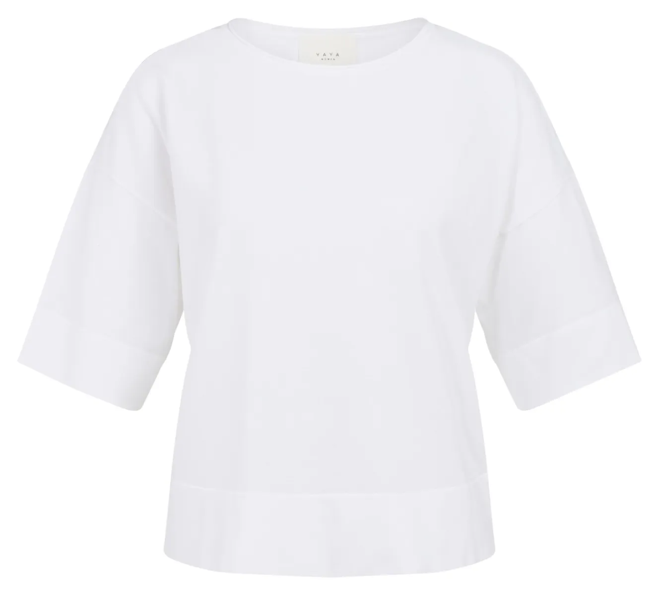 YAYA-Boothals oversized fijngebreid; Viscose/Polyamide-01-000598-606-00000-OFF WHITE