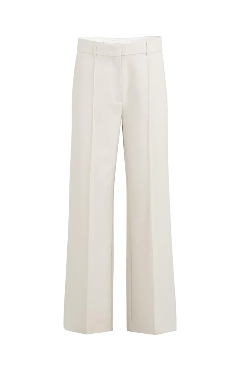 YAYA-Geweven broek met stiksels; Polyester/Viscose/Elastane; 99044-01-301240-602-99044-BEIGE