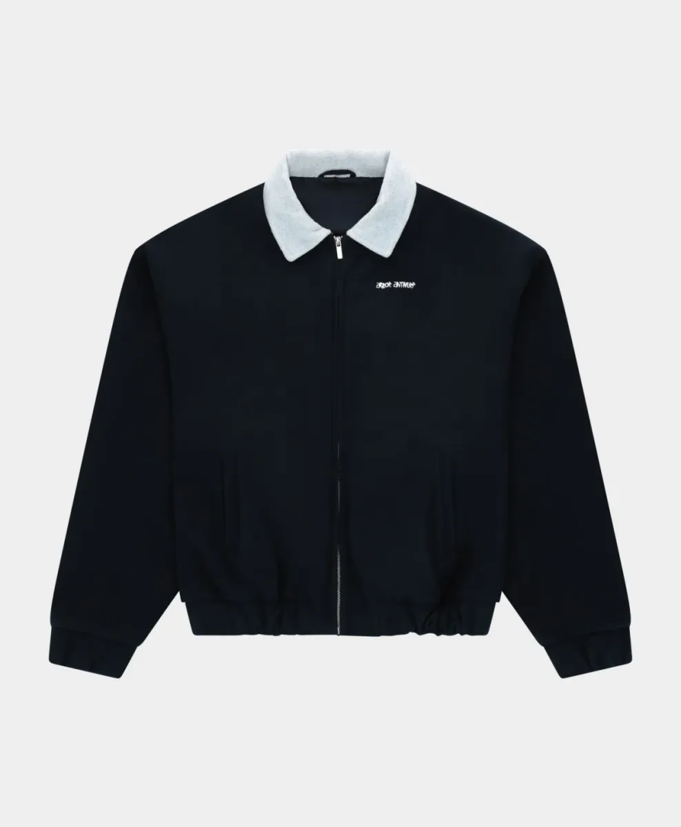 Arbor antwerp--Cropped fitted jacket--NAVY