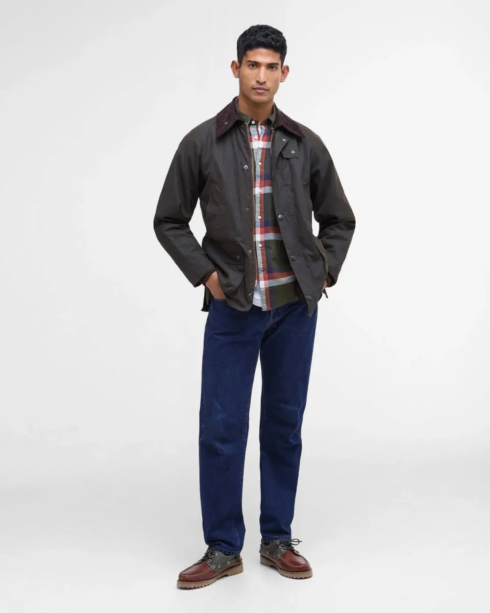 Barbour-Classic bedale wax jacket-MWX0010-OL71 Olive-OLIJF
