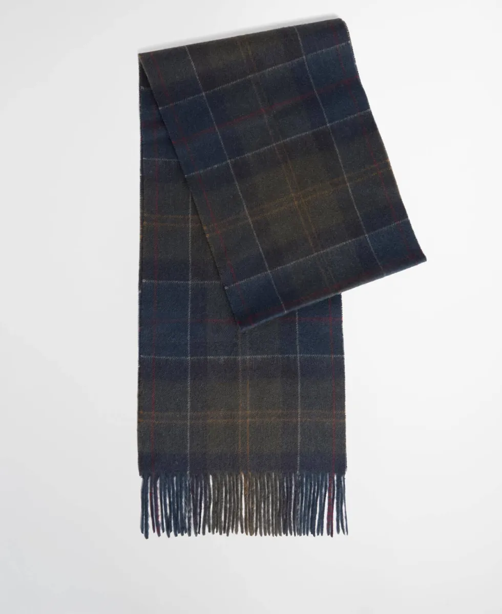 Barbour-Tartan scarf-LSC0129-TN43 Shadow classic tartan-BLAUW