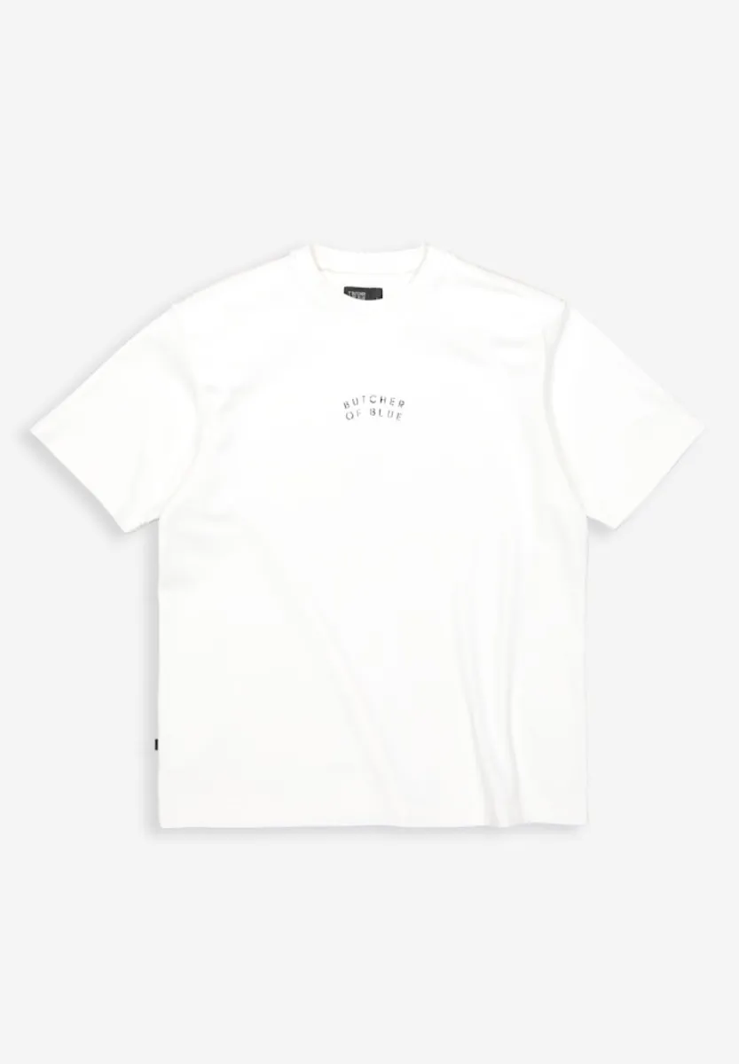 BUTCHER OF BLUE-Mercer layer loose tee-M2622023-112 Titan white-WIT