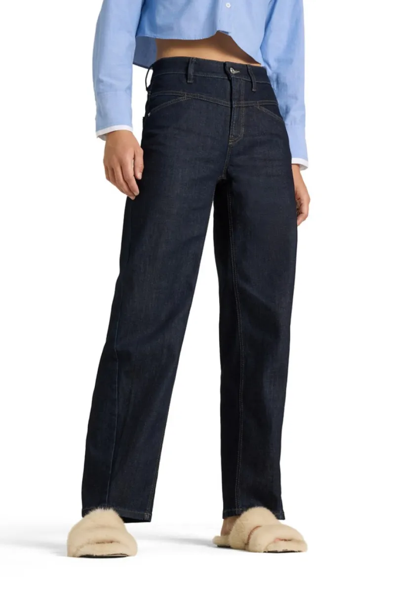 CAMBIO-Ornella-9134 0141 00-5013 Pure rinse-DONKER DENIM