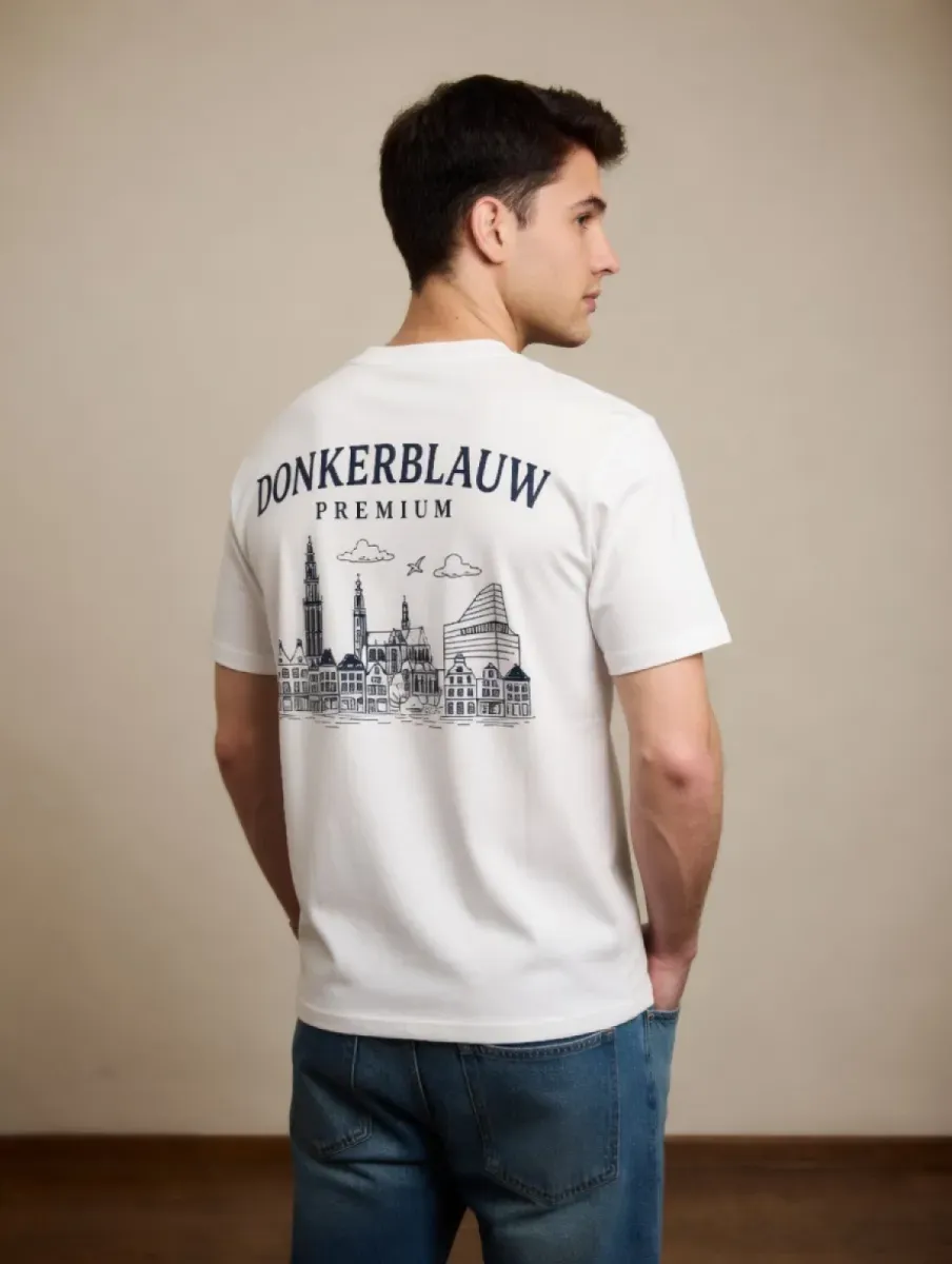 Donkerblauw-DB-02-Tee city-Off white-OFF WHITE