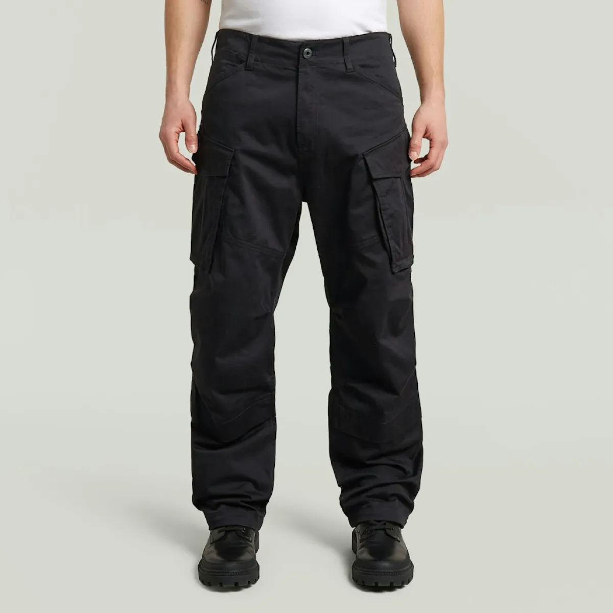 G-STAR-Rovid 3D relaxed-D30010-5126-6484 Dk black-ZWART