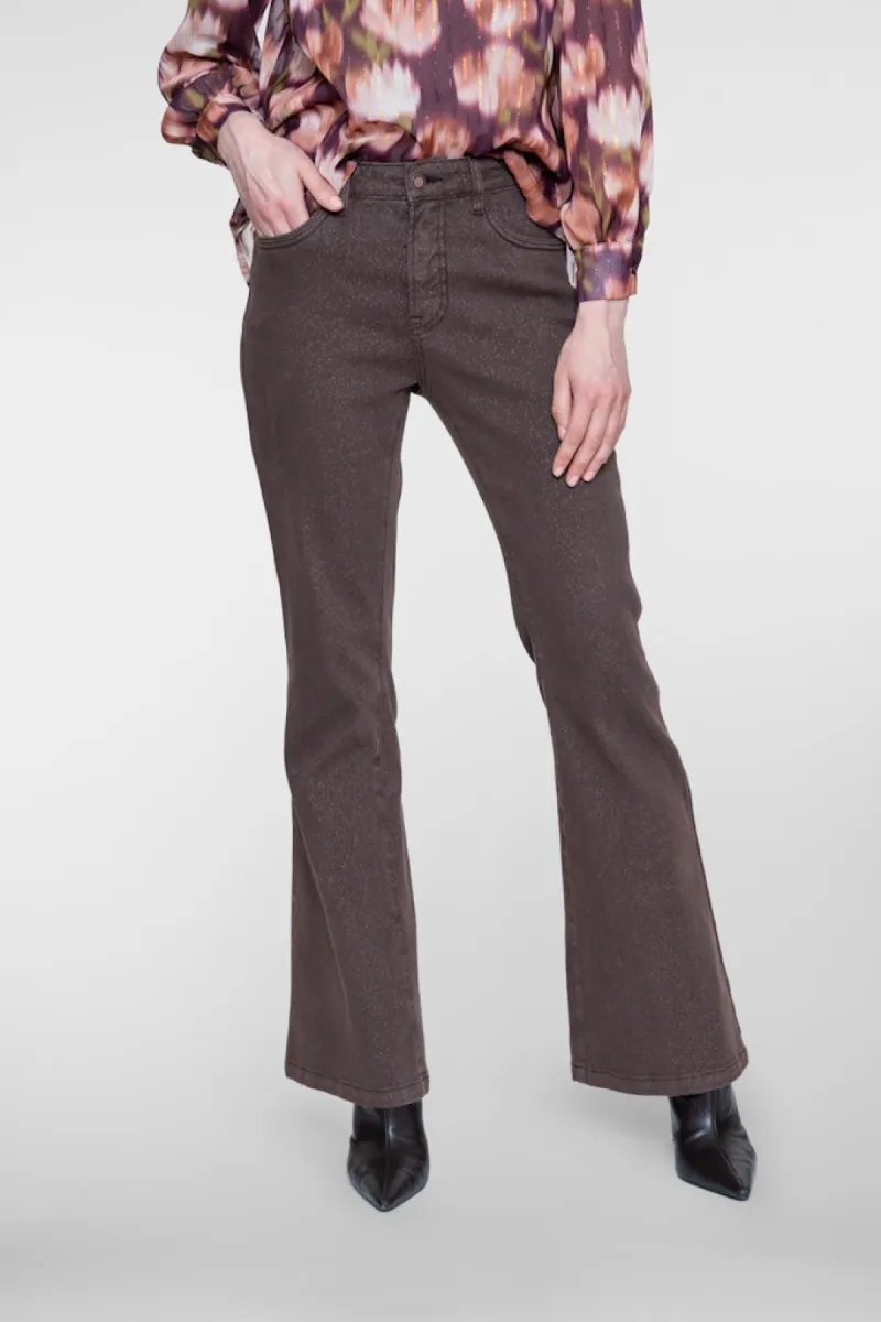 GEISHA--61543-10-775 brown lurex-BRUIN
