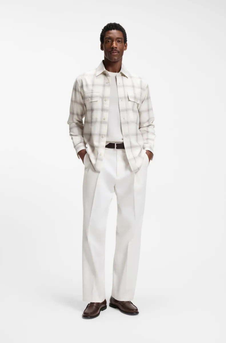 Hugo Boss-H-leno-50565469-118 Open white-WIT