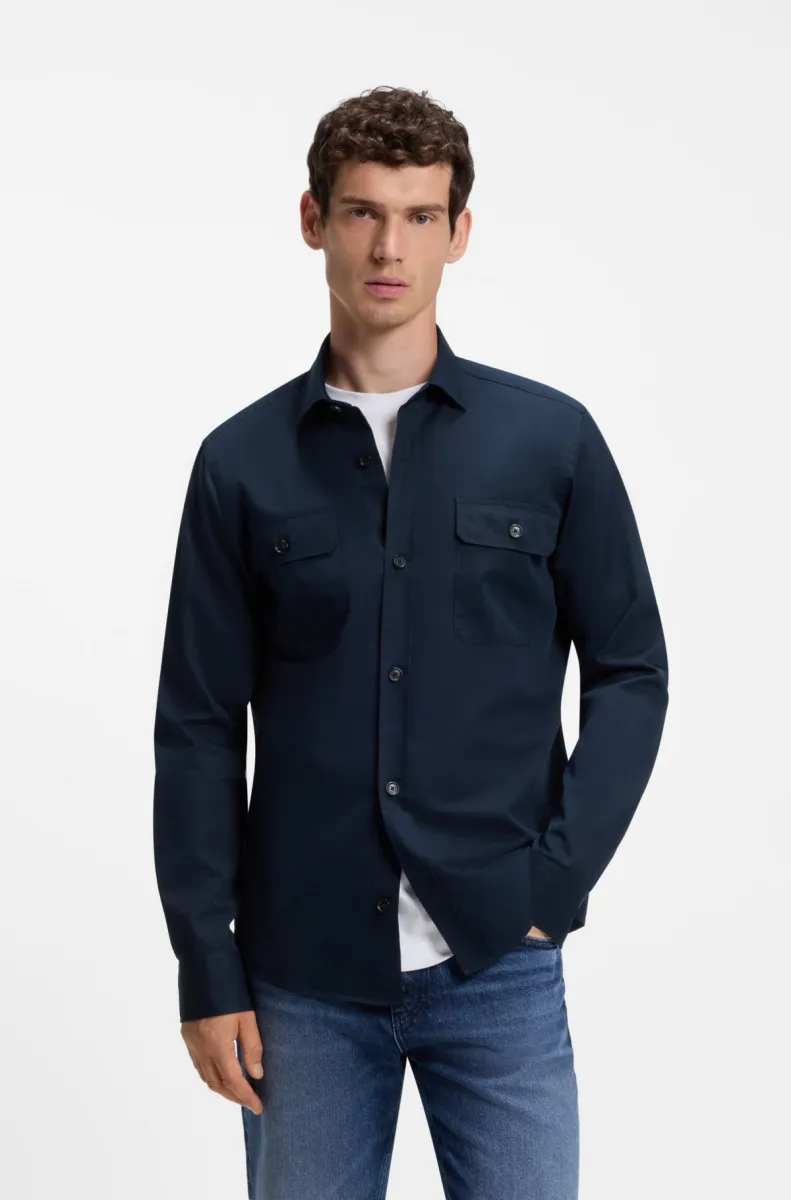 Hugo Boss-H-ROB-SP2P-263-50567050-404 Dark blue-DONKER BLAUW