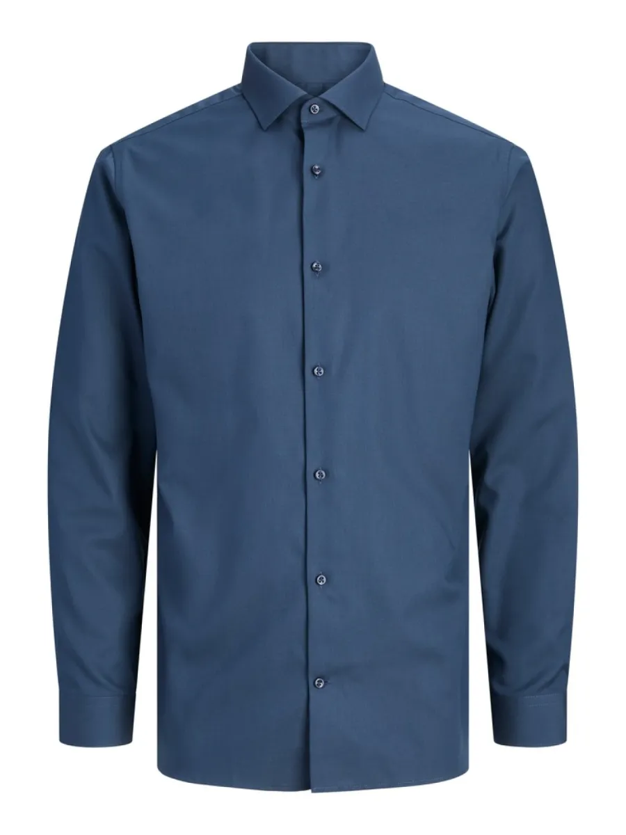 JACK & JONES-JPRBLAPARKER SHIRT L/S NOOS-12227385-Big dipper-BLAUW