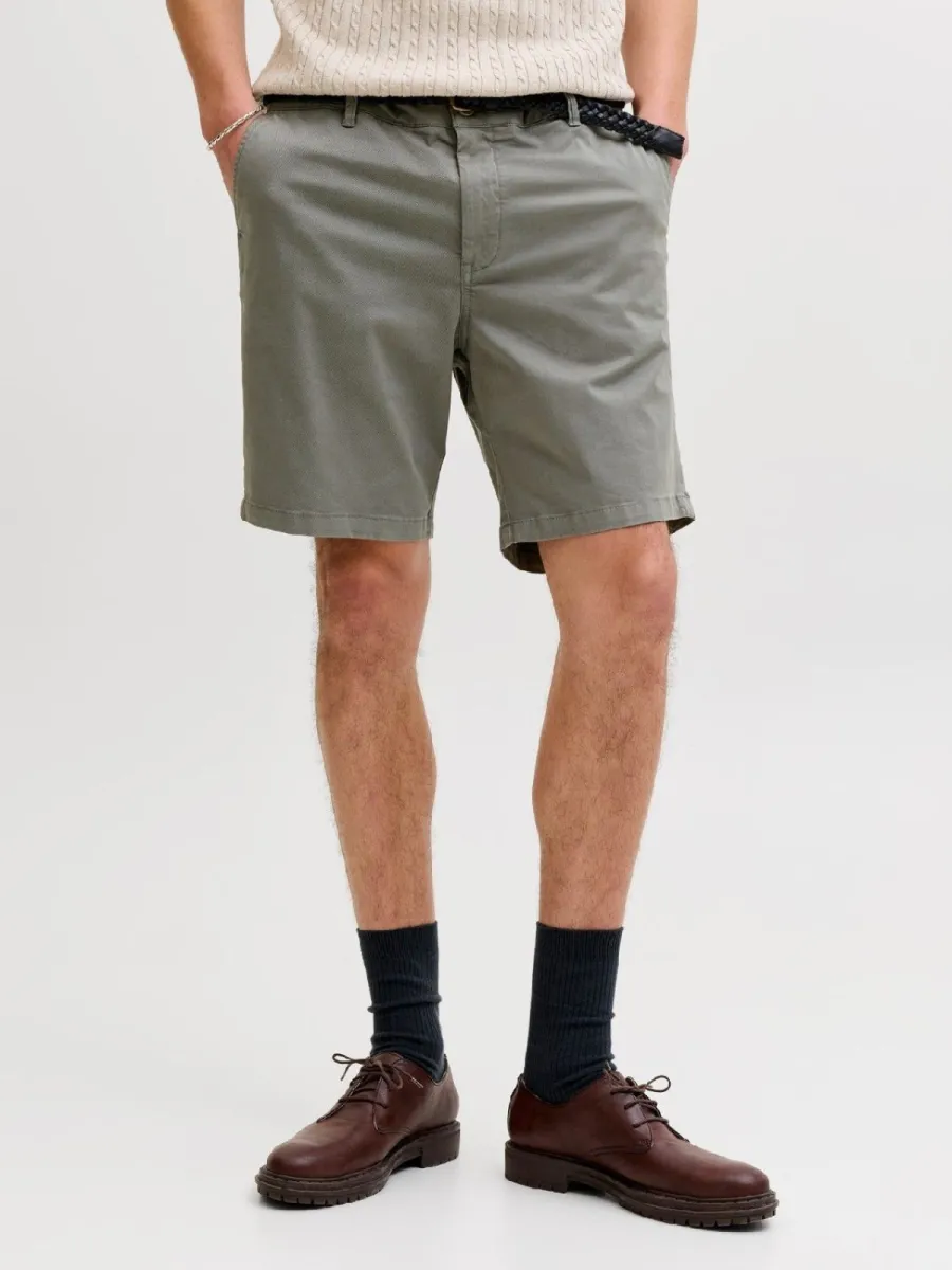 JACK & JONES-JPSTACE VANCE CHINO SHORTS REG SN-12293005-Agave green-GROEN